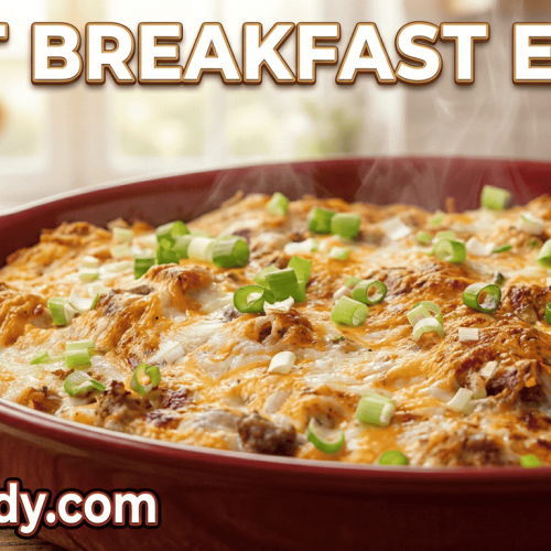 Breakfast Sausage Croissant Casserole
