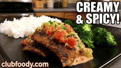 Creamy Creole Red Snapper