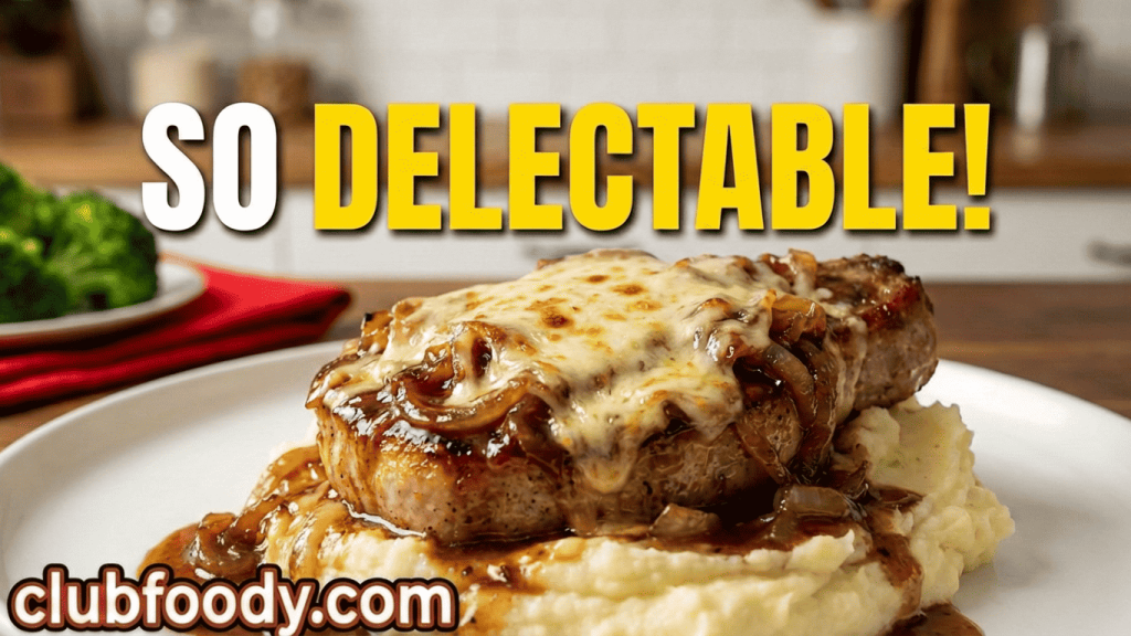 French Onion Dijon Pork Chops