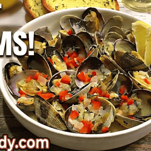 Garlic & White Wine Steamed Clams