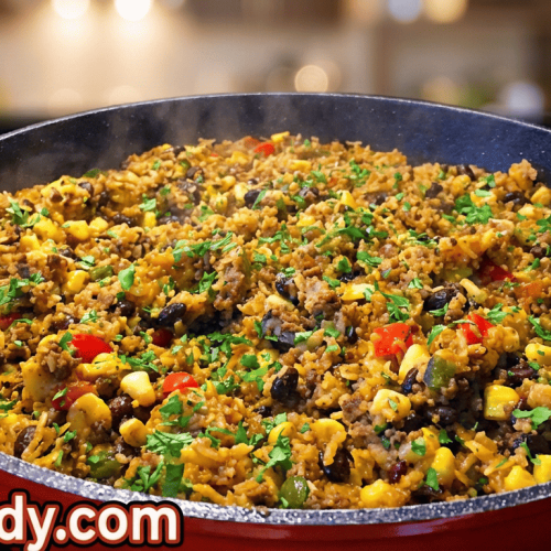 Mexican Beef & Rice Skillet
