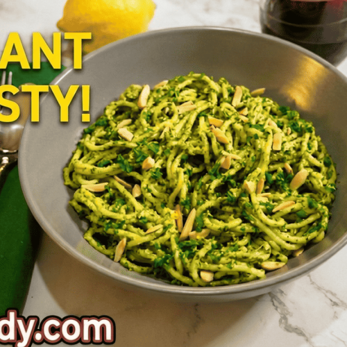 Moroccan Green Spaghetti