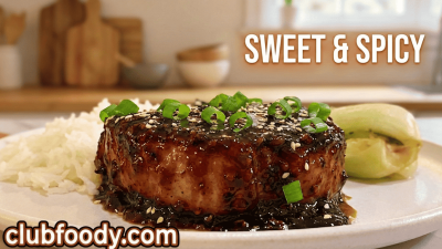 Sweet Chili Ginger Pork Loin Chops