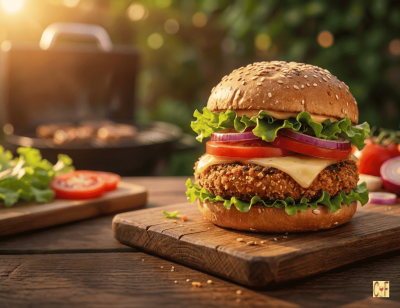 Best Eggplant & Mushroom Veggie Burgers