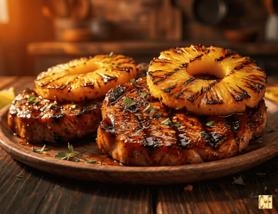 Caribbean Jerk BBQ Pork Chops