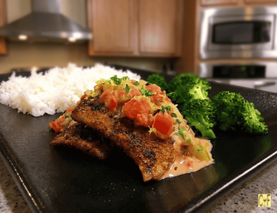 Creamy Creole Red Snapper