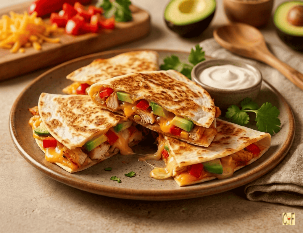 Easy Chicken Quesadillas