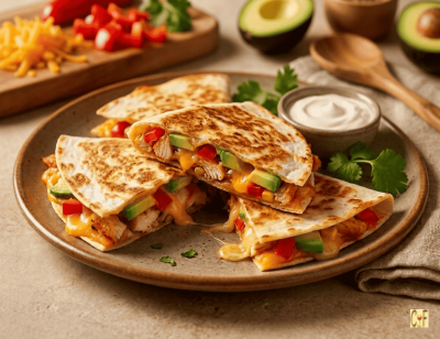 Easy Chicken Quesadillas