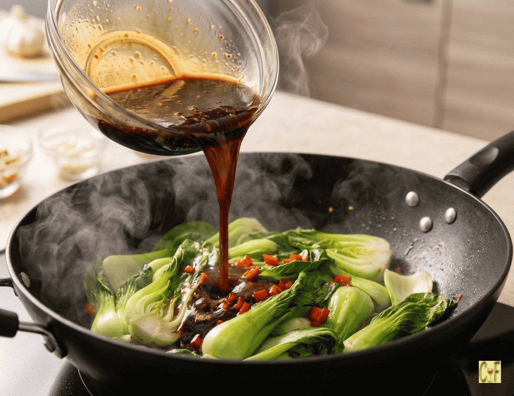 Ginger Garlic Bok Choy