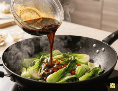 Ginger Garlic Bok Choy