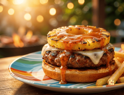 Hawaiian Teriyaki Burgers