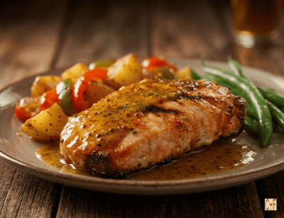 Honey Mustard Pork Loin Chops