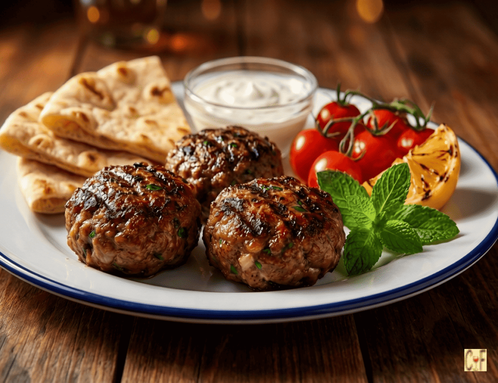Lamb Kofta with Yogurt Sauce