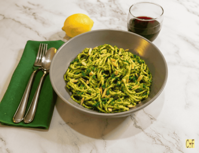 Moroccan Green Spaghetti