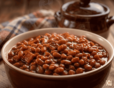 Old Fashioned Baked Beans with Bacon
