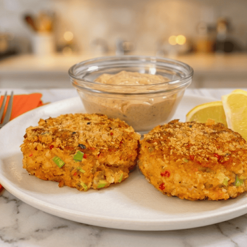 Panko-Crusted Lobster Cakes