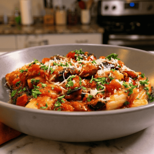 Pasta alla Caponata