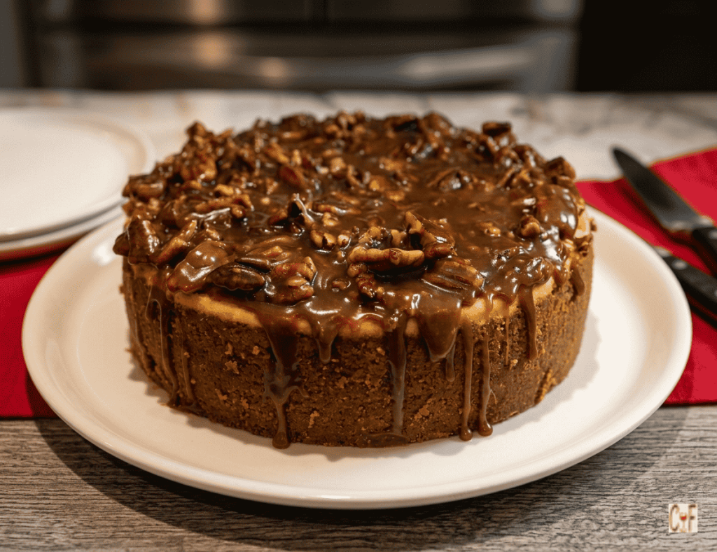 Pecan Caramel Cheesecake