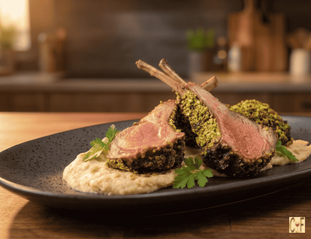 Pistachio Crusted Rack of Lamb
