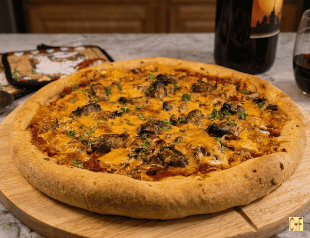 Smoked Oyster & Bacon Pizza