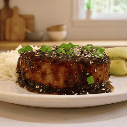 Sweet Chili Ginger Pork Loin Chops