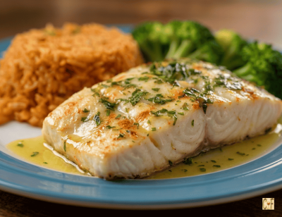 Tarragon Limoncello Halibut