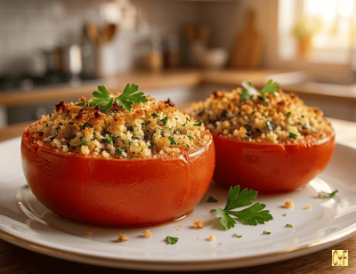 Tomates à la Provençale • Tomatoes Provençal