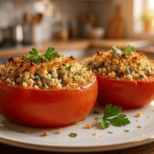 Tomates à la Provençale • Tomatoes Provençal