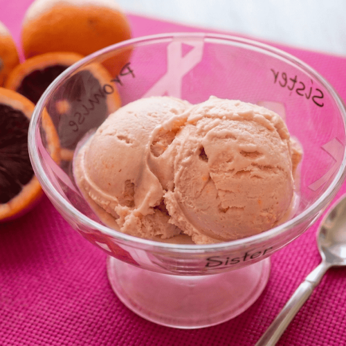 Blood Orange Ice Cream