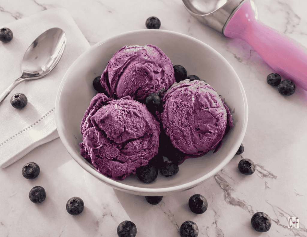 Blueberry Ice Cream