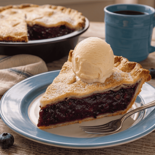 Country-Style Blueberry Pie