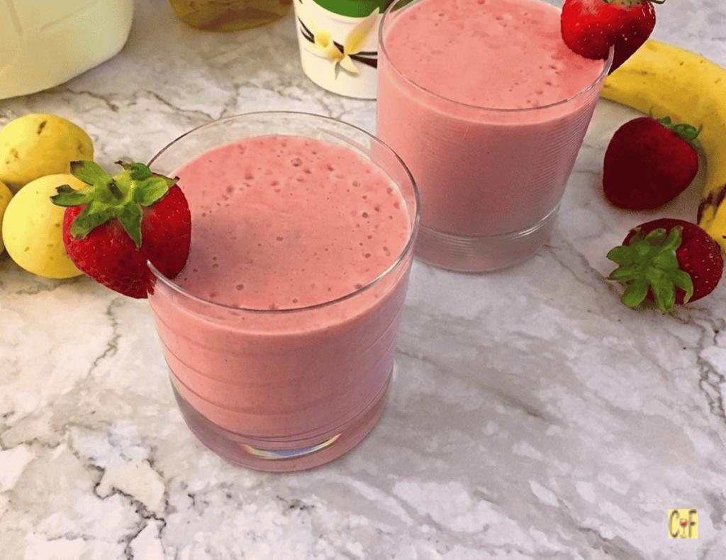 Guava Strawberry Banana Smoothie