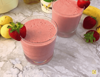 Guava Strawberry Banana Smoothie