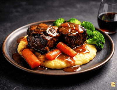 Red Wine Braised Short Ribs