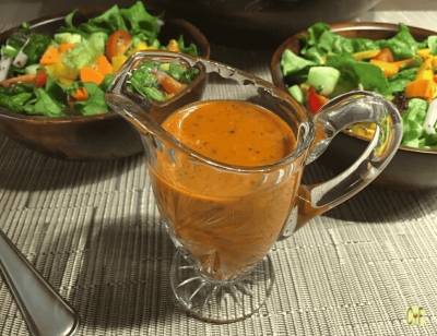 Roasted Red Pepper Parmesan Vinaigrette