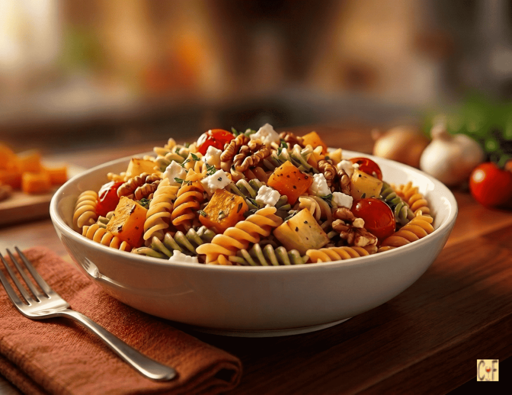 Roasted Winter Vegetable Pasta Salad