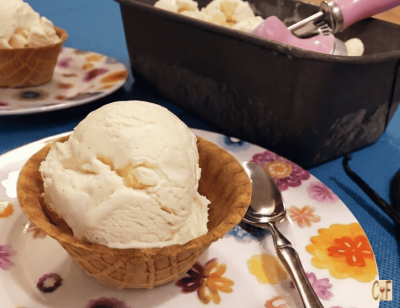 No Churn Vanilla Bean Ice Cream