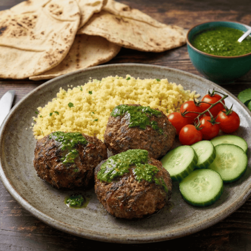 Moroccan Beef Patties