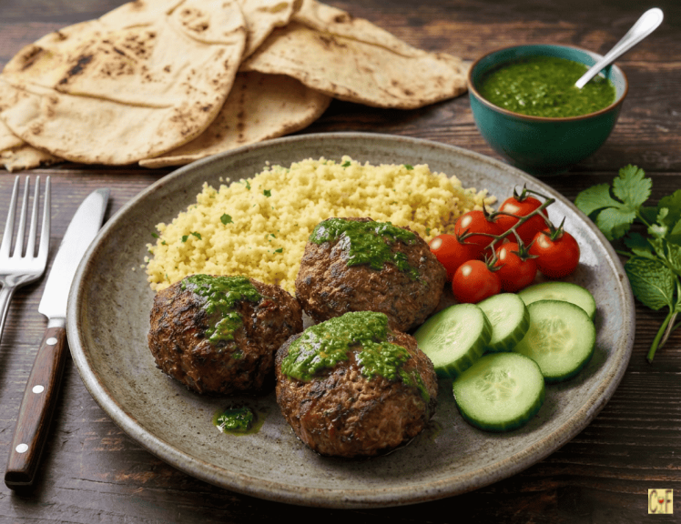 Moroccan Beef Patties