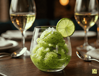Kiwi Vodka Sorbet