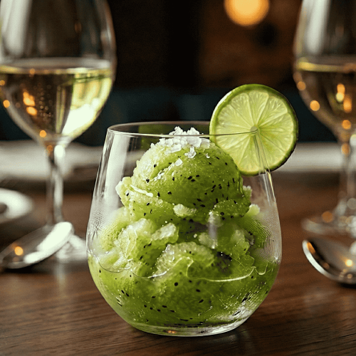 Kiwi Vodka Sorbet