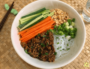 Asian Ginger Pork Noodles