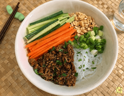 Asian Ginger Pork Noodles