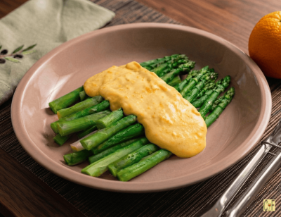 Asparagus with Maltaise Sauce