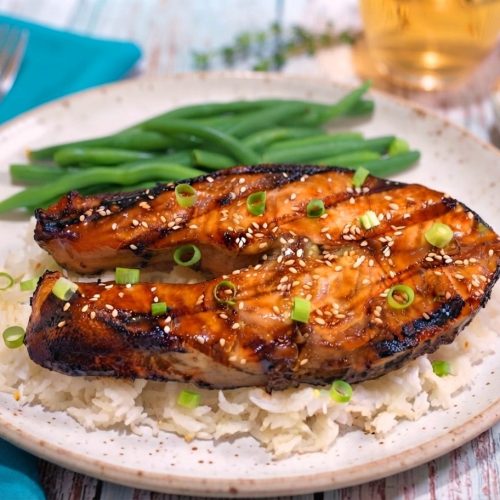BBQ Salmon Steaks