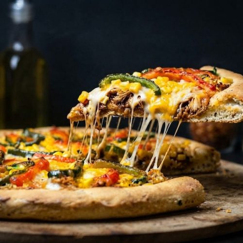 Caribbean Jerk Chicken Pizza