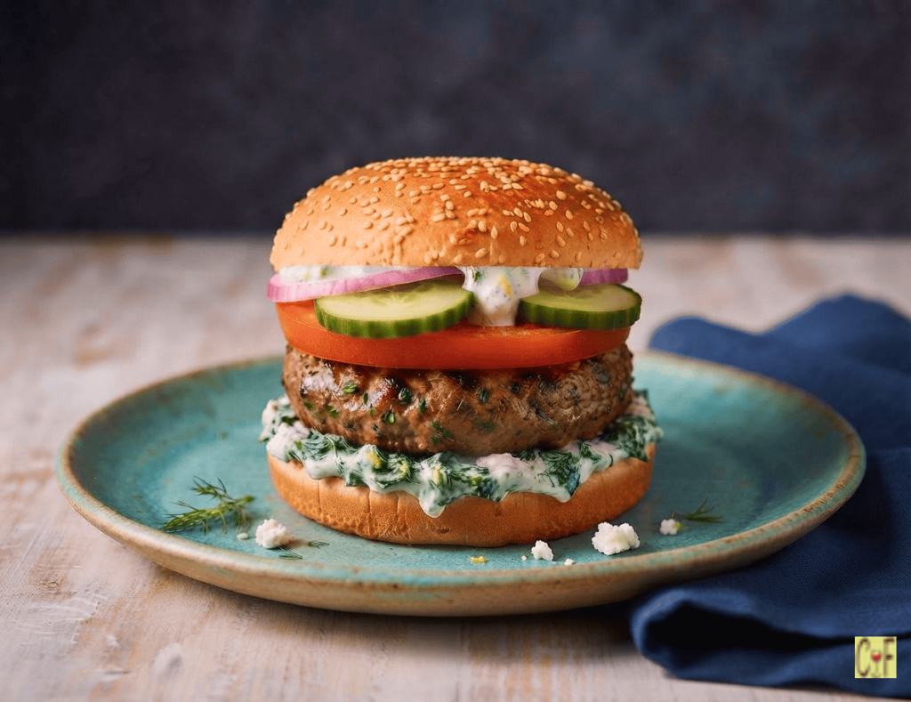Mediterranean Lamb Burgers