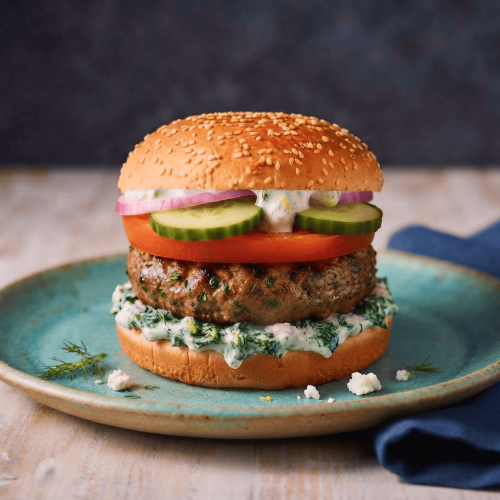 Mediterranean Lamb Burgers