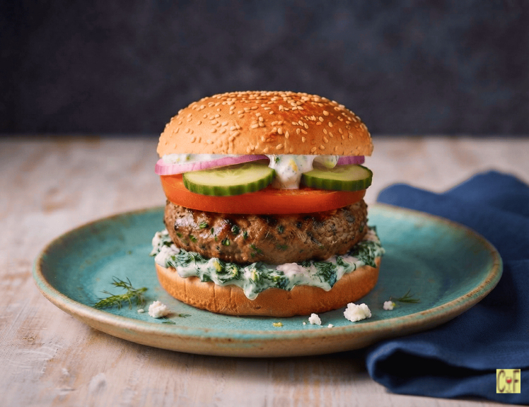 Mediterranean Lamb Burgers