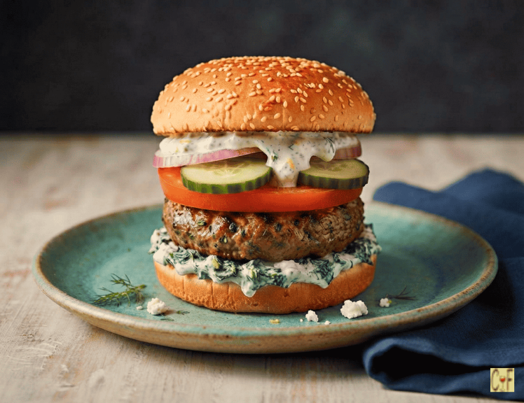 Mediterranean Lamb Burgers